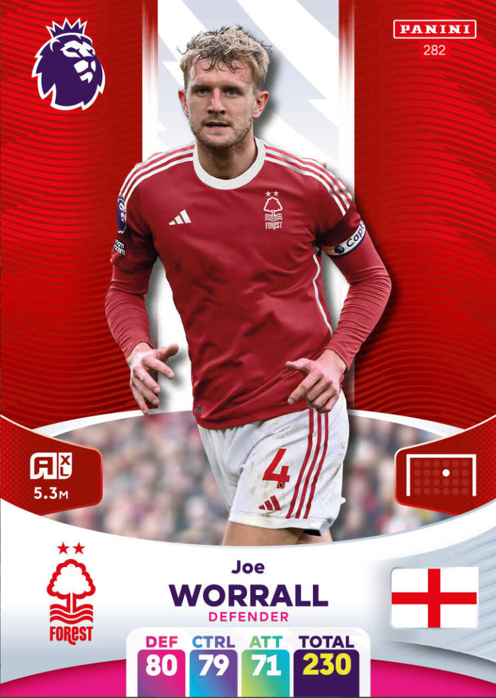 Panini Adrenalyn XL 2023/24 - 282 - Joe Worrall – Complete My Sticker Album