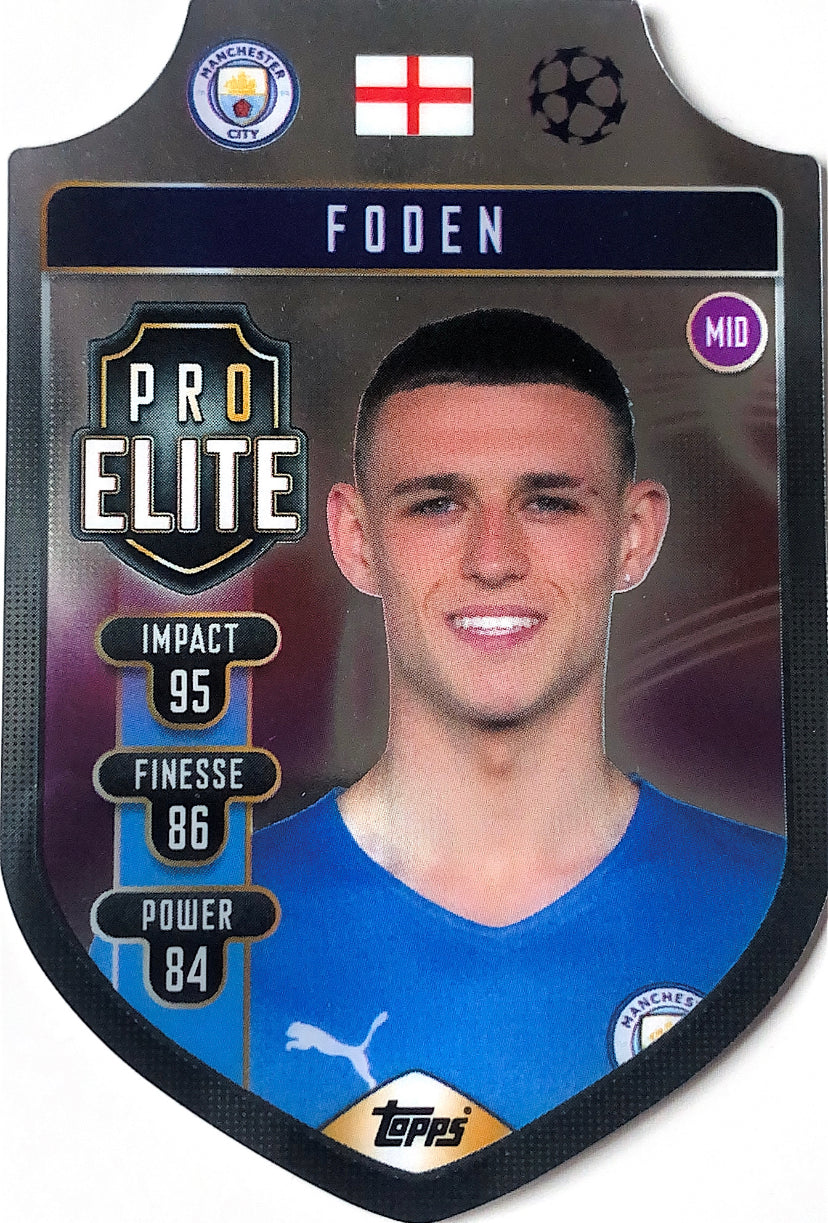 Topps Match Attax 2021/22 - SH2 - Phil Foden - Chrome Pro Elite