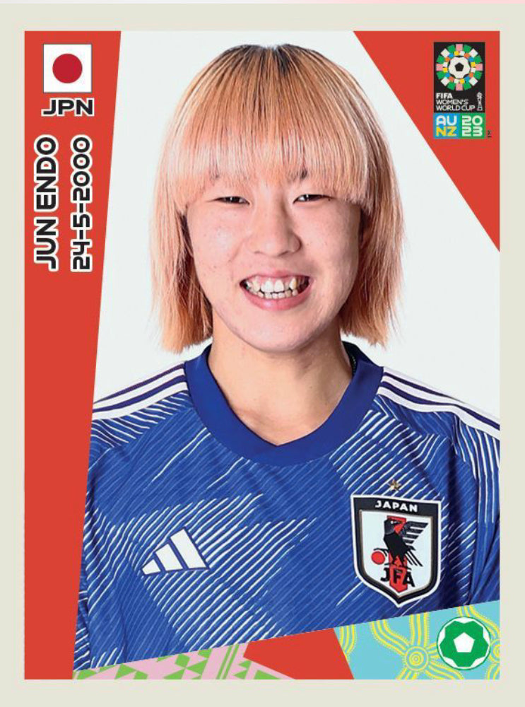Panini Women's World Cup 2023 - 208 - Jun Endo