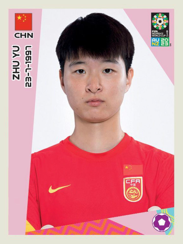 Panini Women's World Cup 2023 - 261 - Zhu Yu