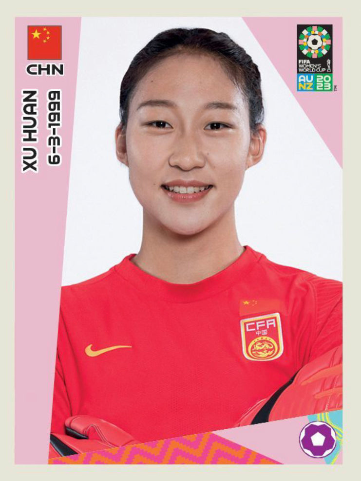 Panini Women's World Cup 2023 - 262 - Xu Huan
