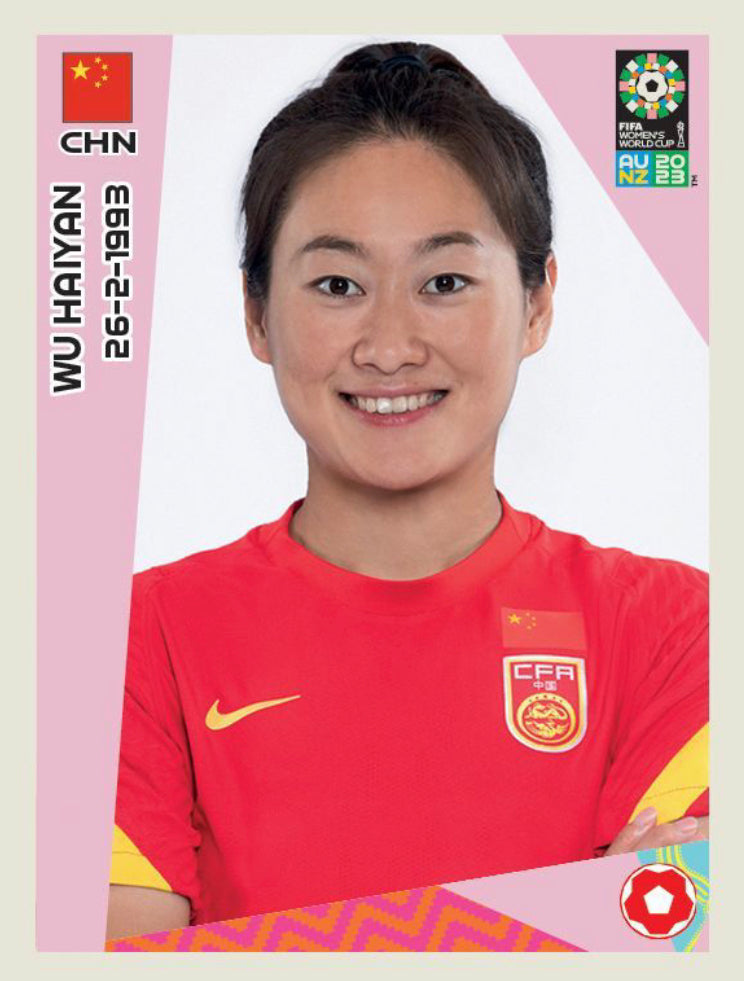 Panini Women's World Cup 2023 - 268 - Wu Haiyan