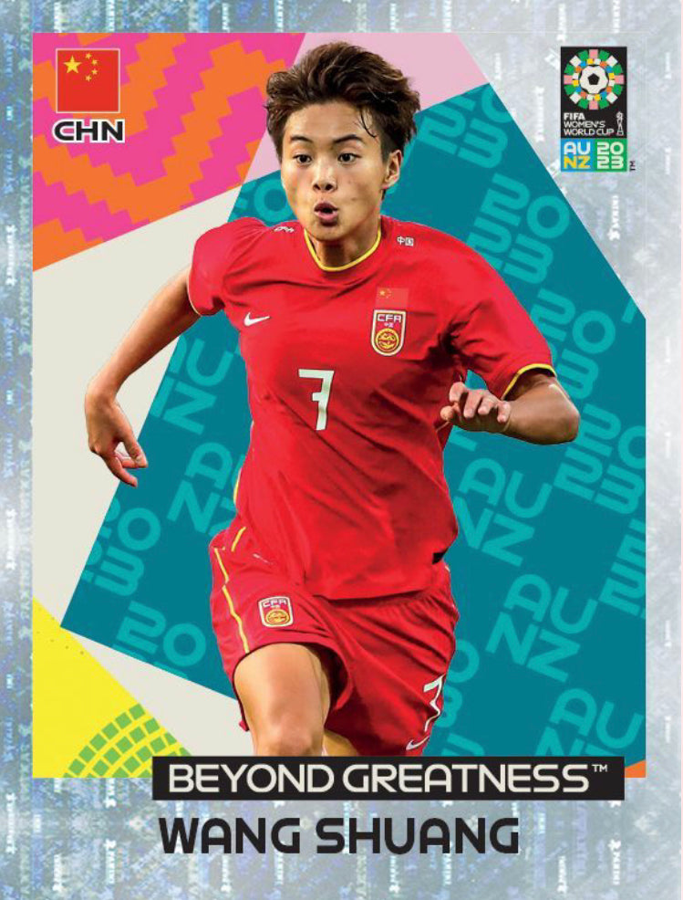 Panini Women's World Cup 2023 - 292 - Wang Shuang - Beyond Greatness