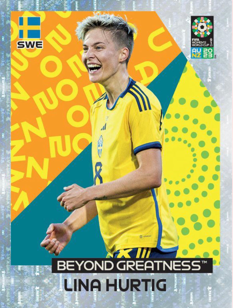 Panini Women's World Cup 2023 - 301 - Lina Hurtig - Beyond Greatness