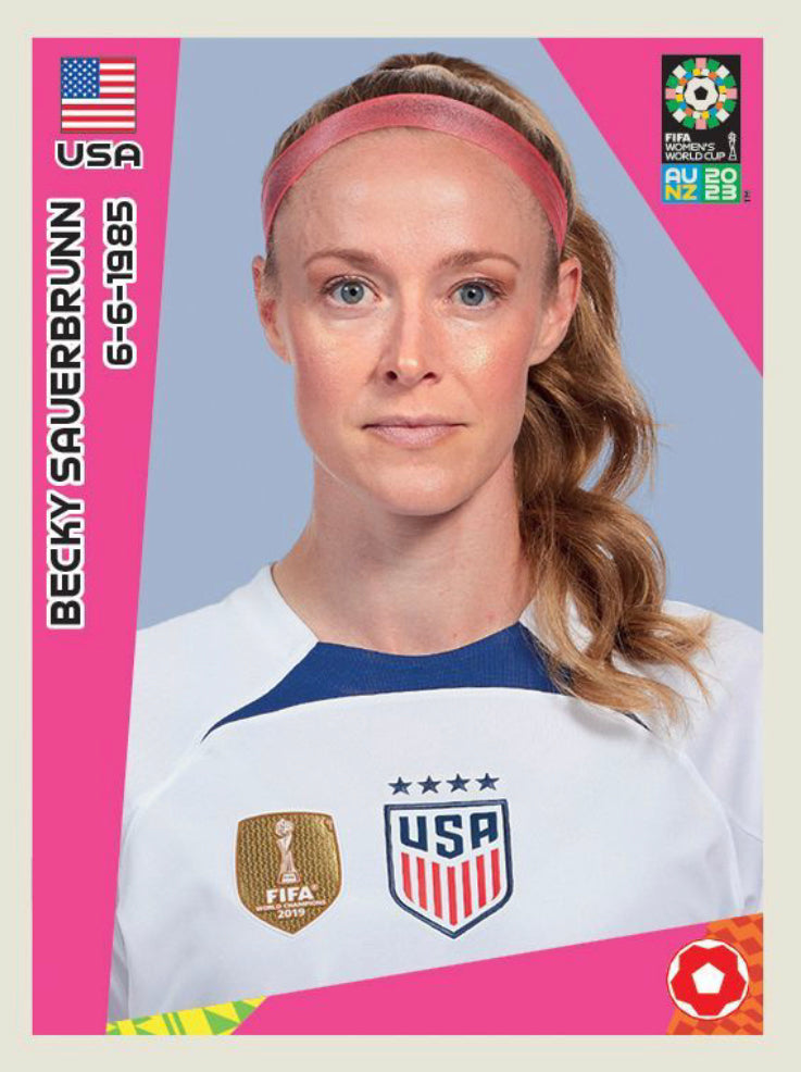 Panini Women's World Cup 2023 - 311 - Becky Sauerbrunn