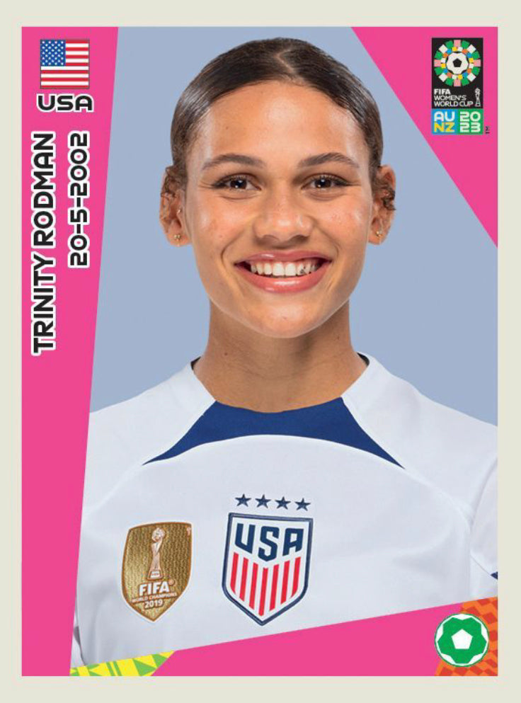 Panini Women's World Cup 2023 - 322 - Trinity Rodman