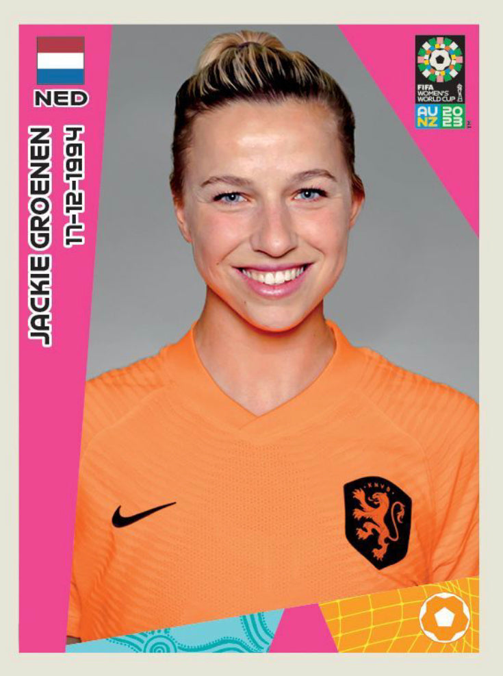 Panini Women's World Cup 2023 - 352 - Jackie Groenen