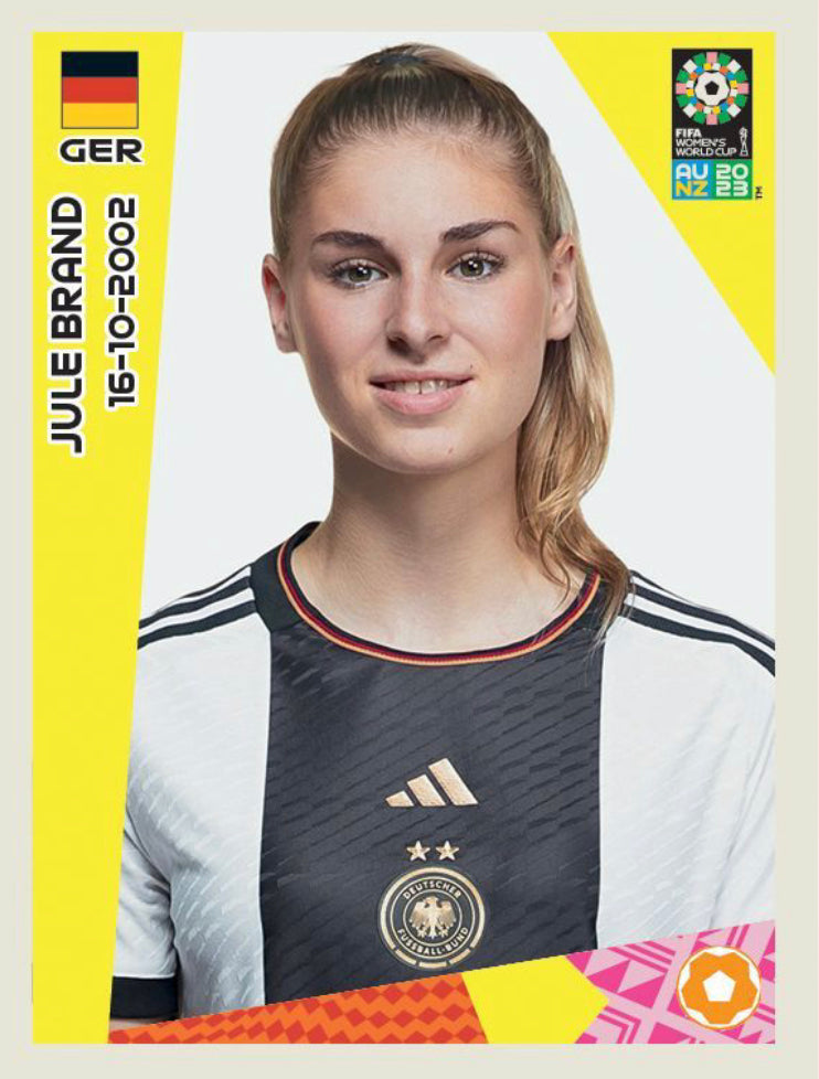 Panini Women's World Cup 2023 - 520 - Jule Brand – Complete My Sticker ...