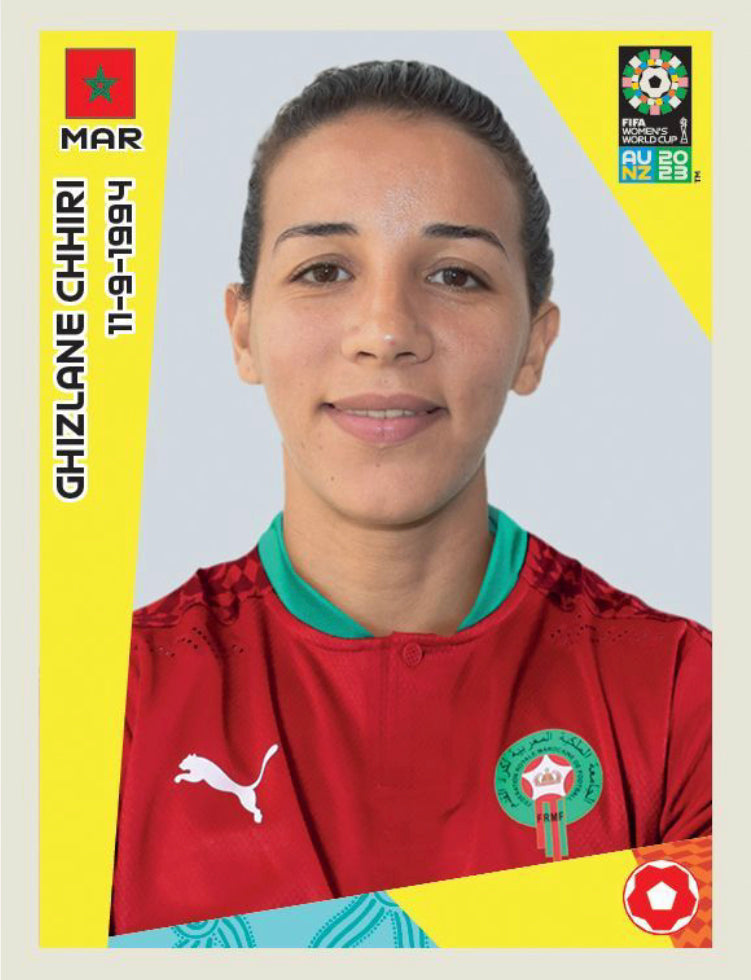 Panini Women's World Cup 2023 - 534 - Ghizlane Chhiri