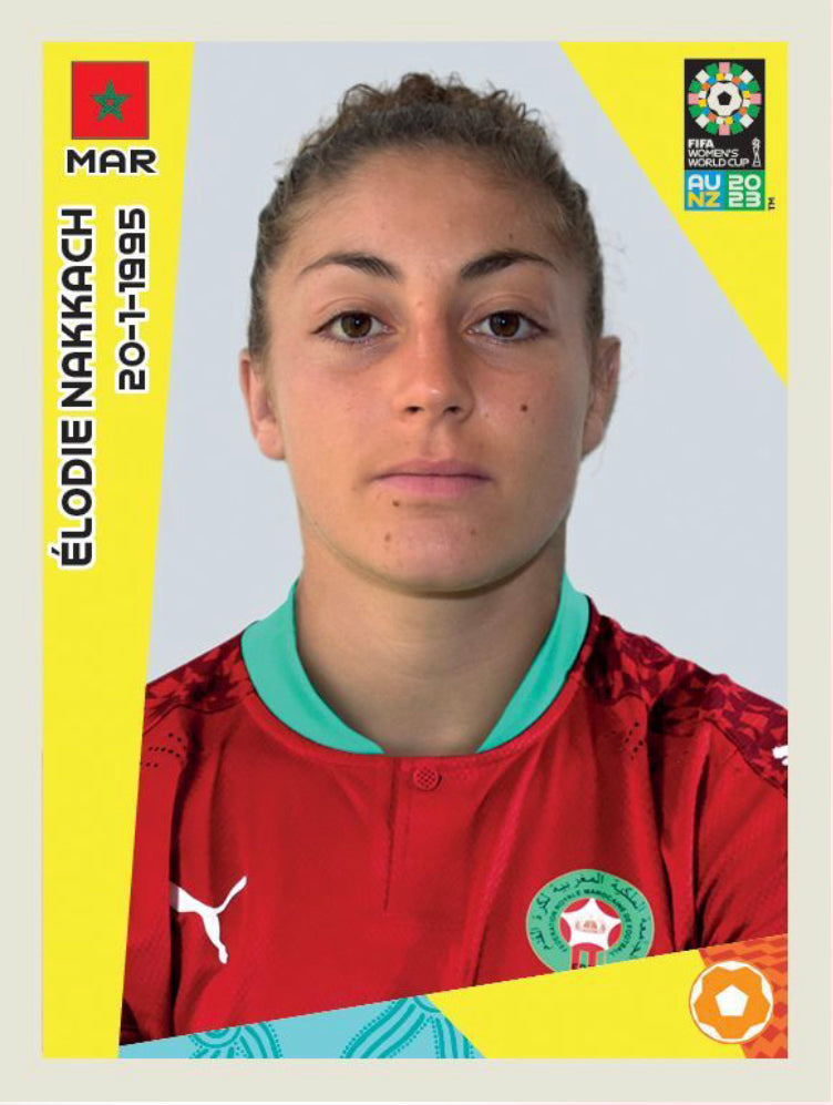 Panini Women's World Cup 2023 - 538 - Élodie Nakkach