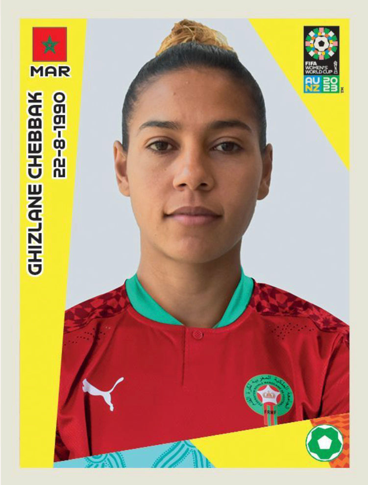 Panini Women's World Cup 2023 - 542 - Ghizlane Chebbak