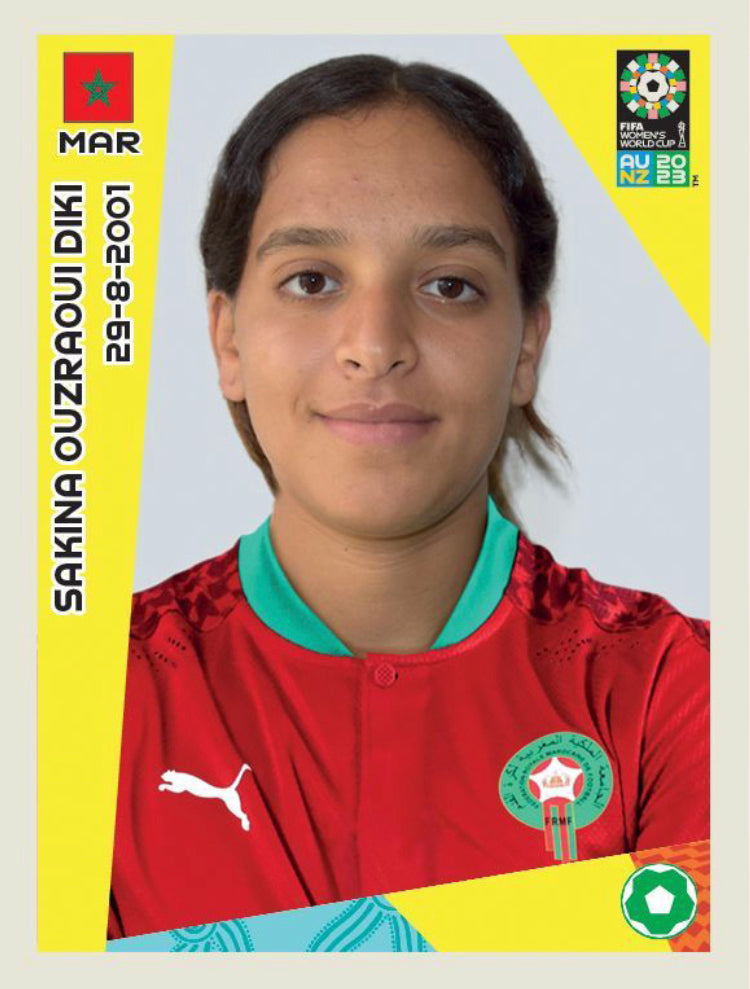 Panini Women's World Cup 2023 - 543 - Sakina Ouzraoui Diki