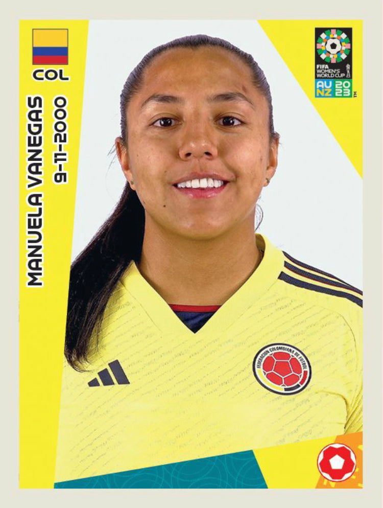 Panini Women's World Cup 2023 - 549 - Manuela Vanegas