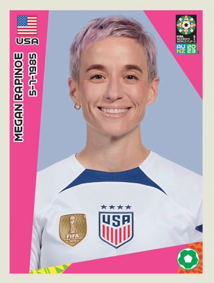 Panini Women's World Cup 2023 - 321 - Megan Rapinoe
