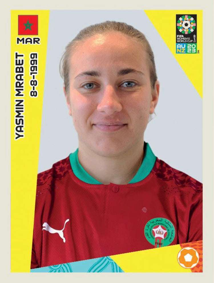 Panini Women's World Cup 2023 - 540 - Yasmin Mrabet