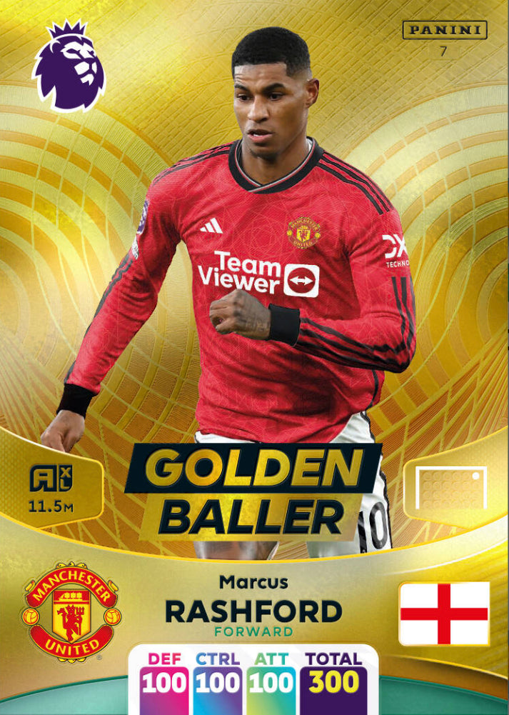 Panini Adrenalyn XL 2023/24 - 007 - Marcus Rashford - Golden Baller