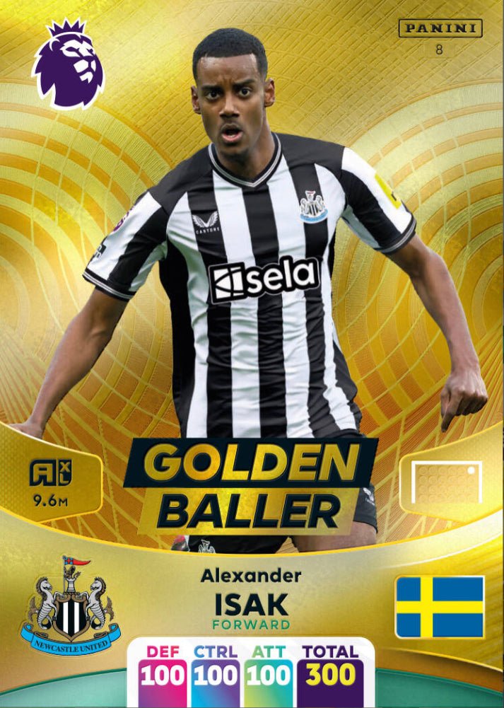 Panini Adrenalyn XL 2023/24 - 008 - Alexander Isak - Golden Baller