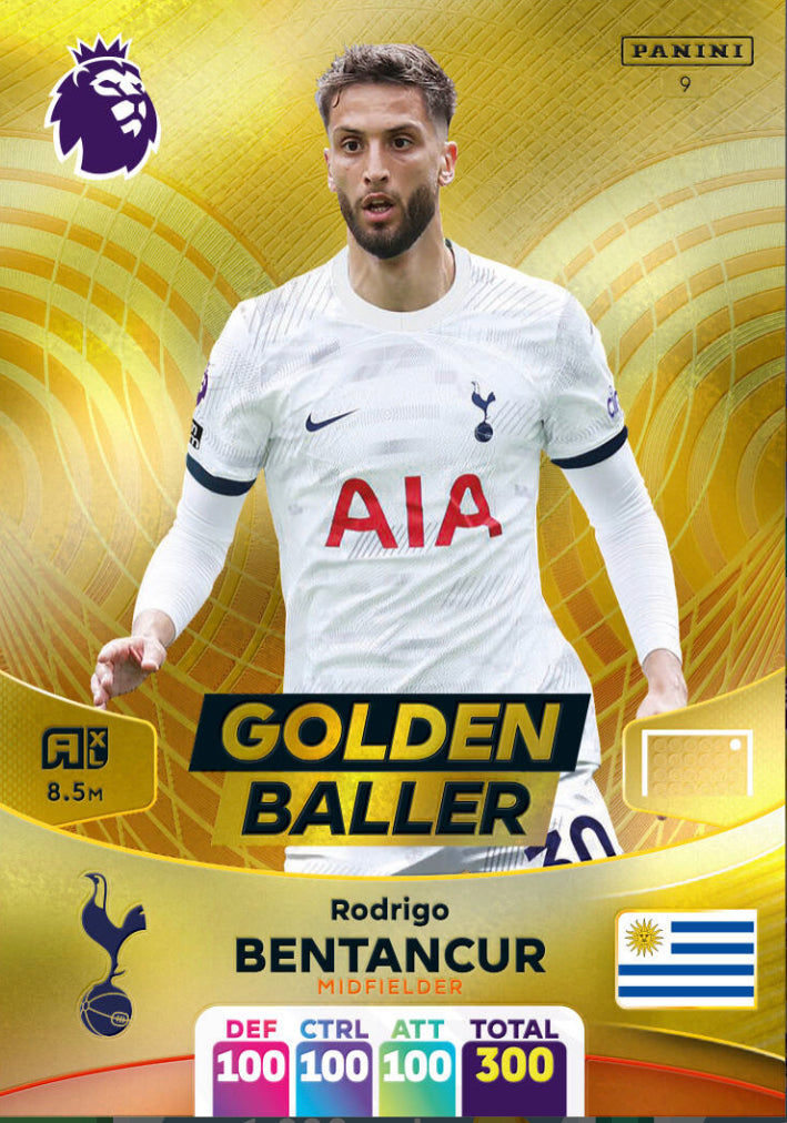 Panini Adrenalyn XL 2023/24 - 009 - Rodrigo Bentancur - Golden Baller