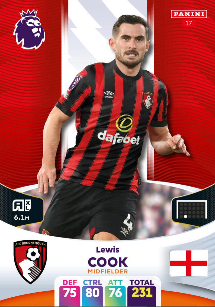 Panini Adrenalyn XL 2023/24 - 017 - Lewis Cook