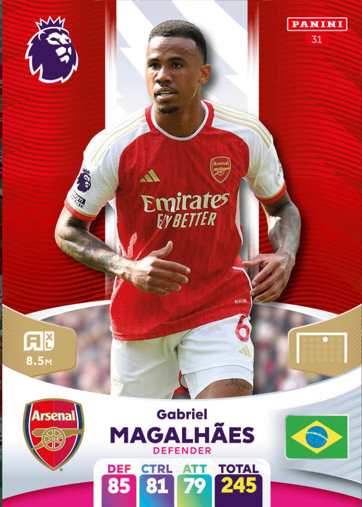 Panini Adrenalyn XL 2023/24 - 031 - Gabriel Magalhães