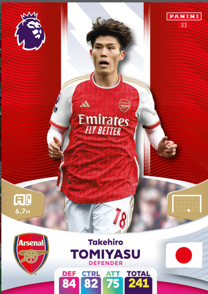 Panini Adrenalyn XL 2023/24 - 033 - Takehiro Tomiyasu