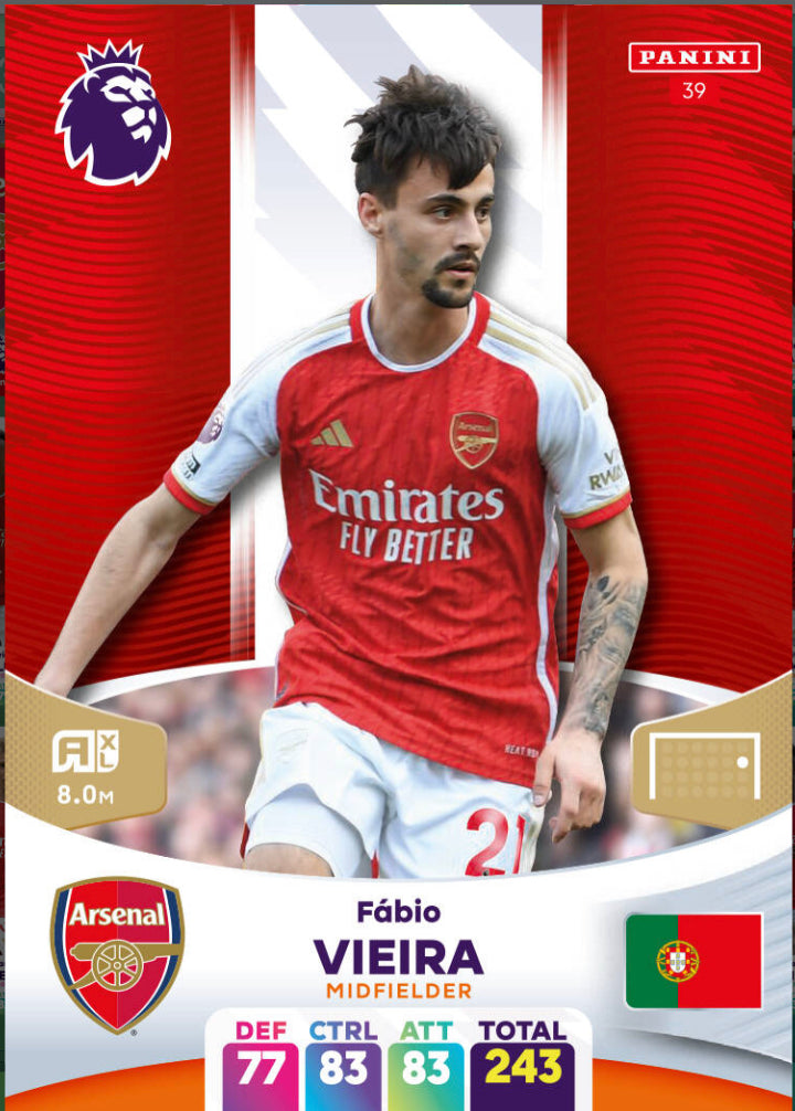 Panini Adrenalyn XL 2023/24 - 039 - Fábio Vieira