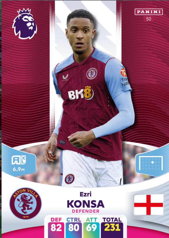 Panini Adrenalyn XL 2023/24 - 050 - Ezri Konsa