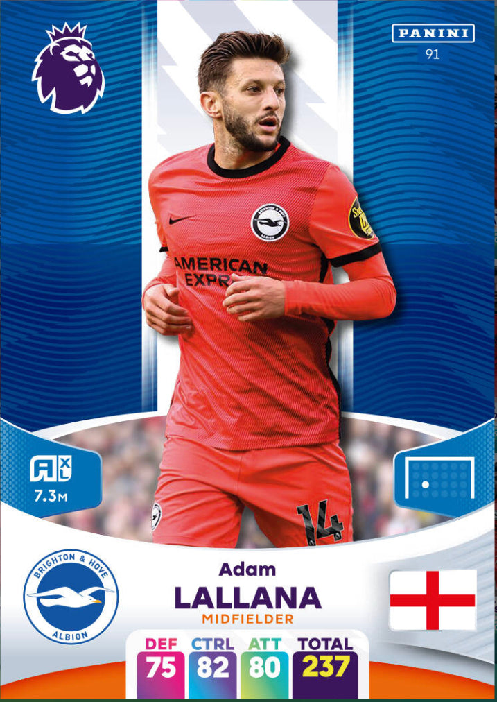 Panini Adrenalyn XL 2023/24 - 091 - Adam Lallana