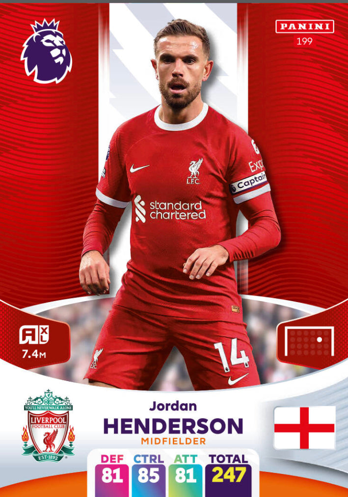Panini Adrenalyn XL 2023/24 - 199 - Jordan Henderson