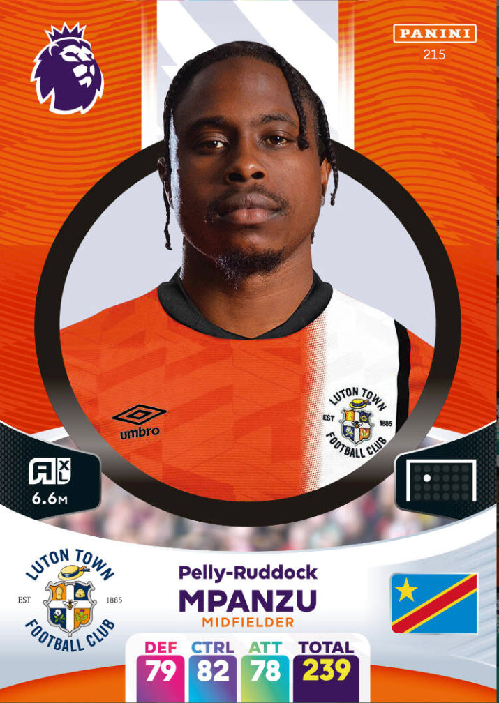 Panini Adrenalyn XL 2023/24 - 215 - Pelly-Ruddock Mpanzu