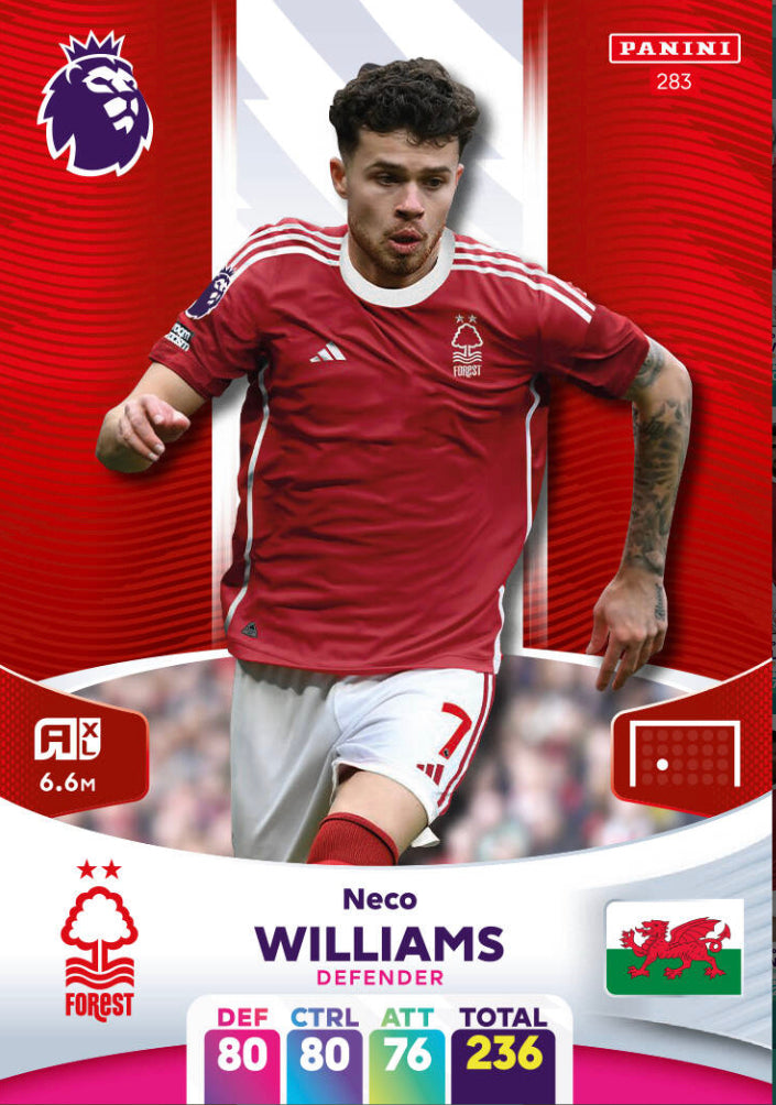 Panini Adrenalyn XL 2023/24 - 283 - Neco Williams