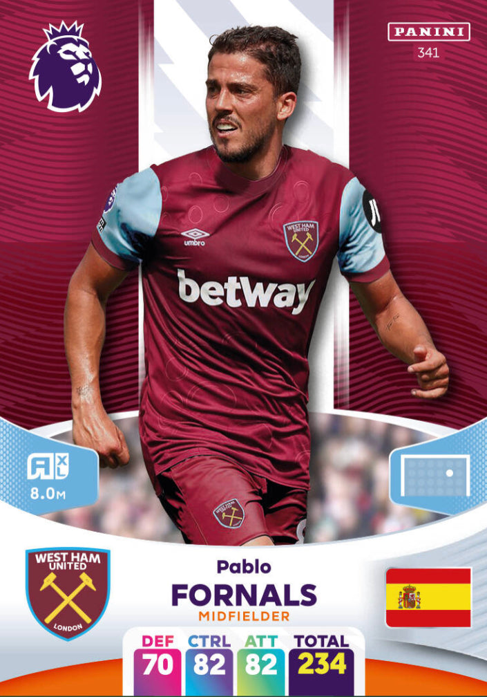 Panini Adrenalyn XL 2023/24 - 341 - Pablo Fornals