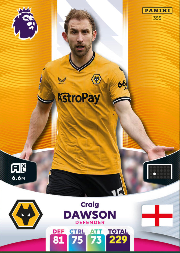 Panini Adrenalyn XL 2023/24 - 355 - Craig Dawson
