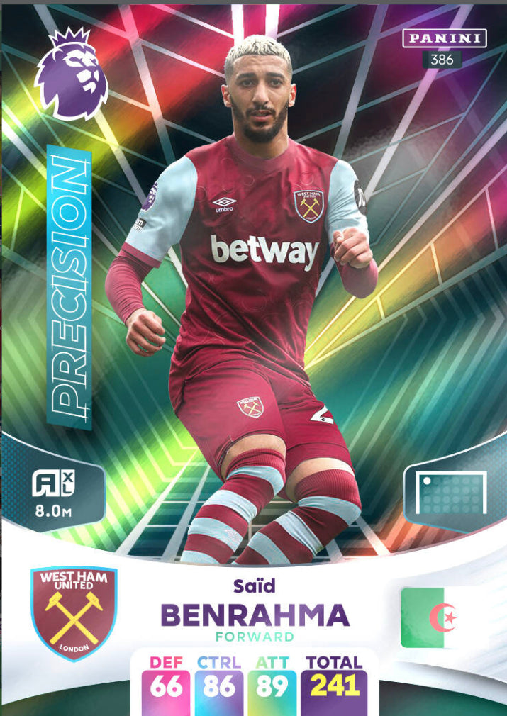 Panini Adrenalyn XL 2023/24 - 386 - Saïd Benrahma - Precision