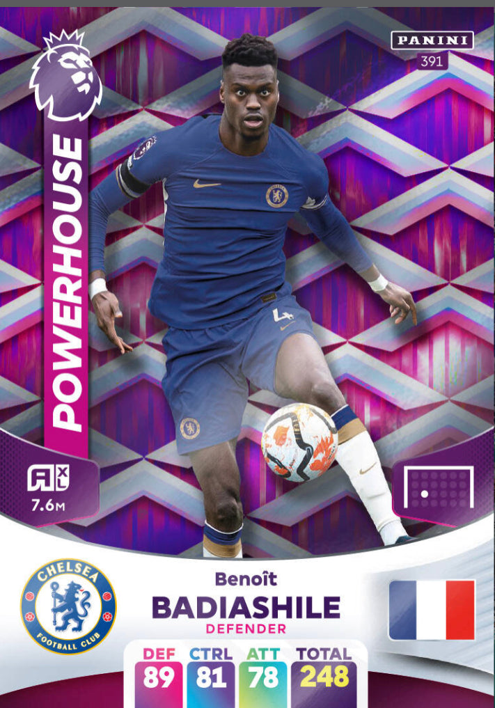 Panini Adrenalyn XL 2023/24 - 391 - Benoît Badiashile - Powerhouse