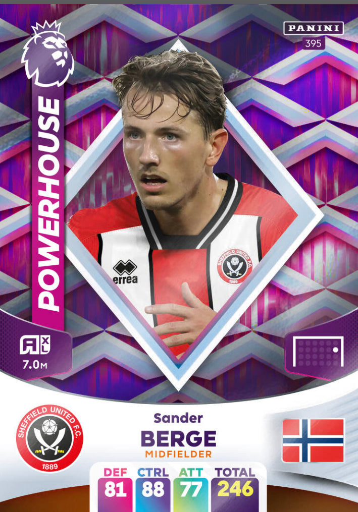 Panini Adrenalyn XL 2023/24 - 395 - Sander Berge - Powerhouse