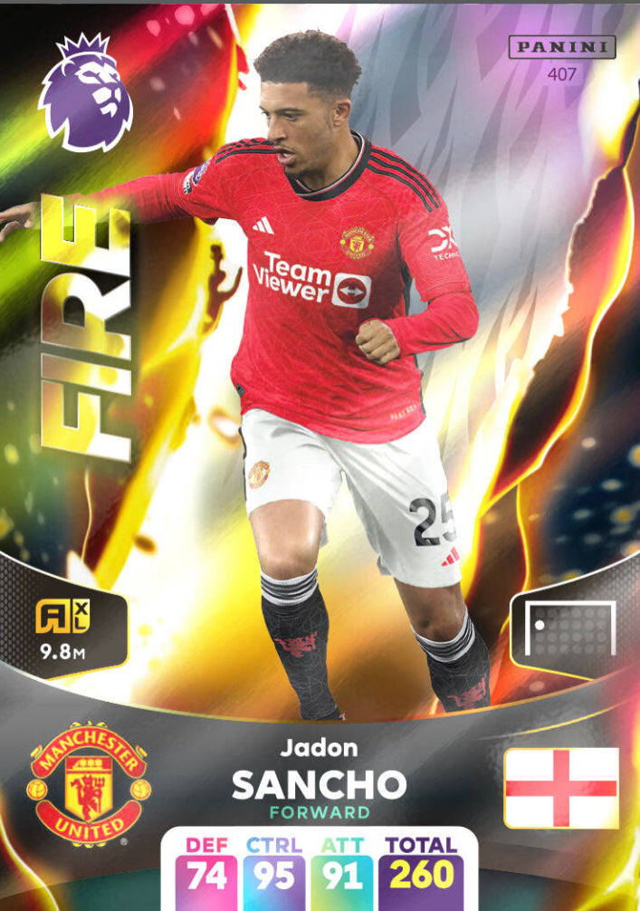 Panini Adrenalyn XL 2023/24 - 407 - Jadon Sancho - Fire