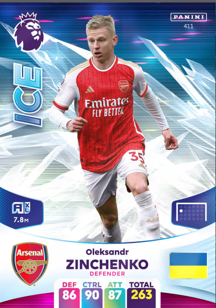 Panini Adrenalyn XL 2023/24 - 411 - Oleksandr Zinchenko - Ice