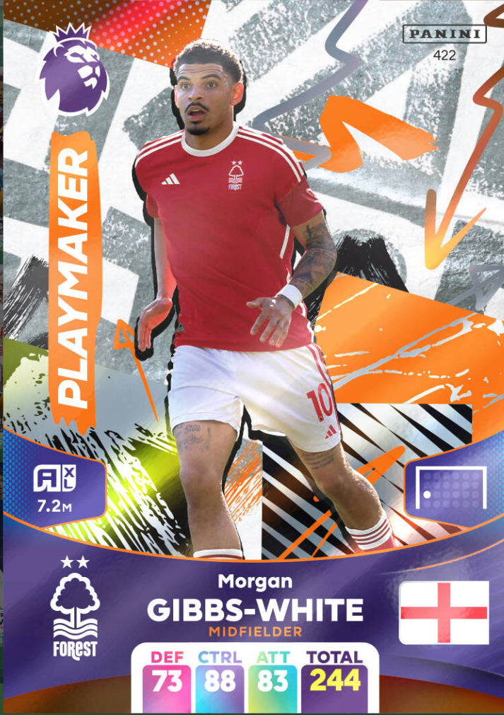 Panini Adrenalyn XL 2023/24 - 422 - Morgan Gibbs-White - Playmaker
