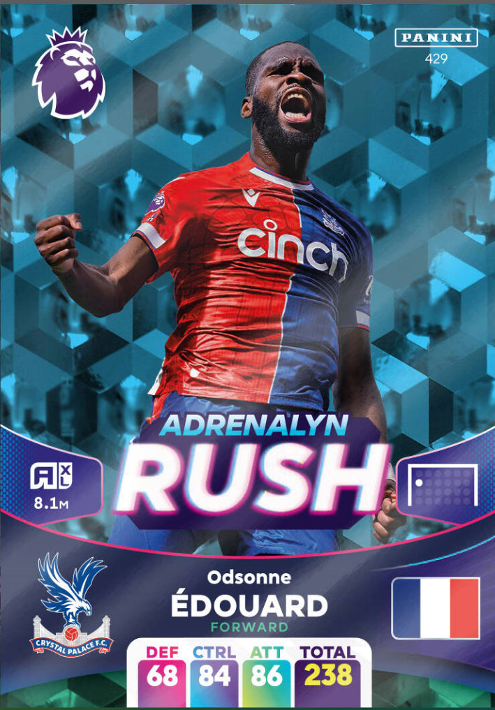 Panini Adrenalyn XL 2023/24 - 429 - Odsonne Édouard - Adrenalyn Rush