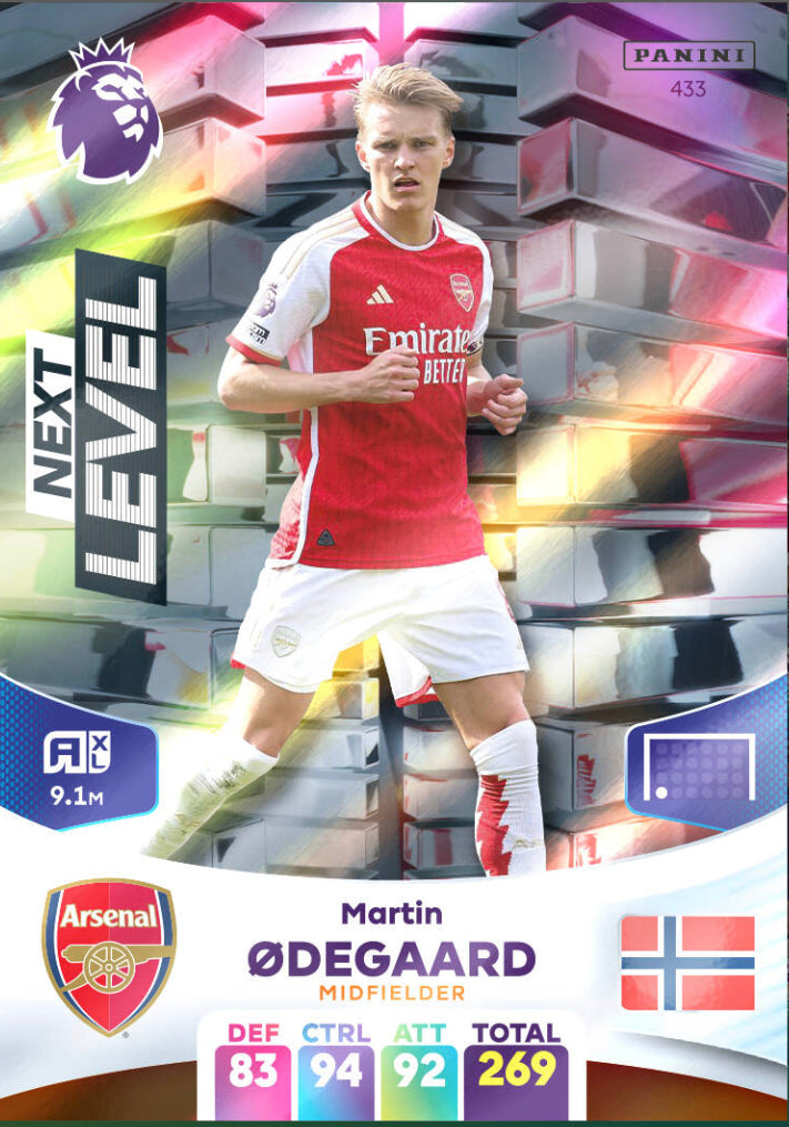 Panini Adrenalyn XL 2023/24 - 433 - Martin ødegaard - Next Level