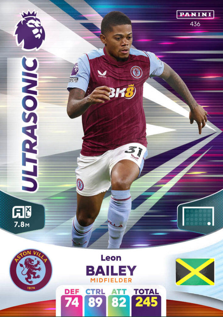 Panini Adrenalyn XL 2023/24 - 436 - Leon Bailey - Ultrasonic