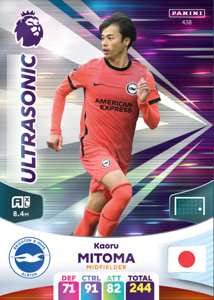 Panini Adrenalyn XL 2023/24 - 438 - Kaoru Mitoma - Ultrasonic