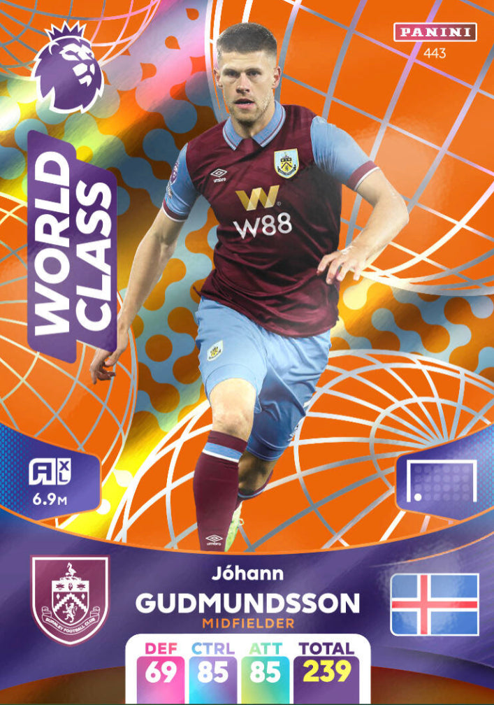 Panini Adrenalyn XL 2023/24 - 443 - Jóhann Gudmundsson - World Class