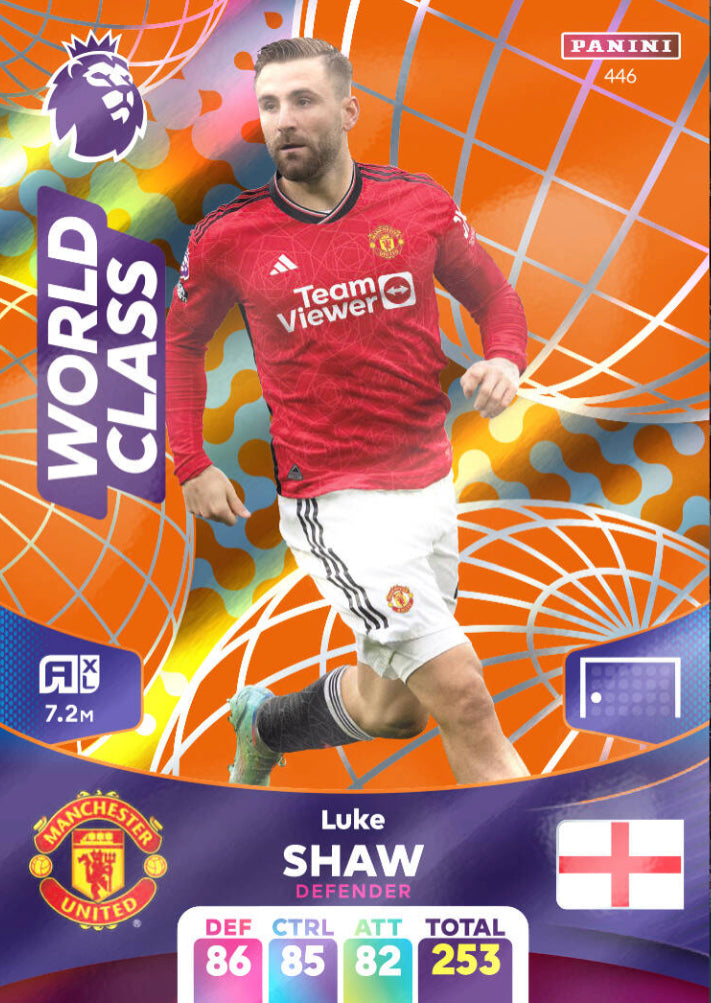 Panini Adrenalyn XL 2023/24 - 446 - Luke Shaw - World Class