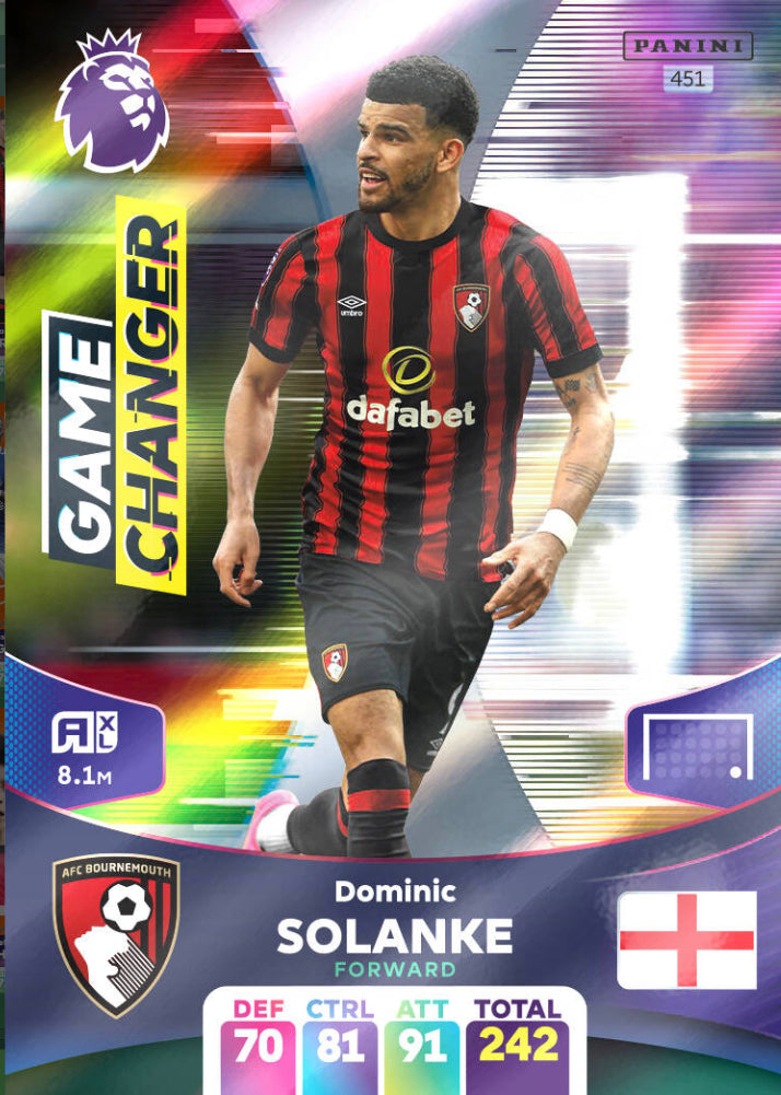 Panini Adrenalyn XL 2023/24 - 451 - Dominic Solanke - Game Changer