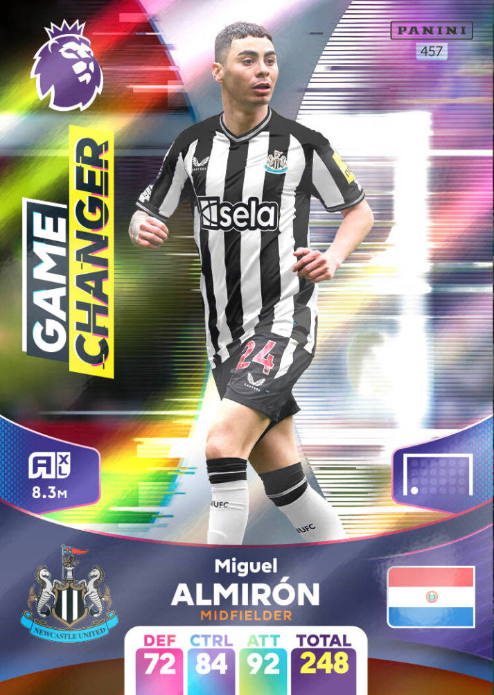 Panini Adrenalyn XL 2023/24 - 457 - Miguel Almirón - Game Changer