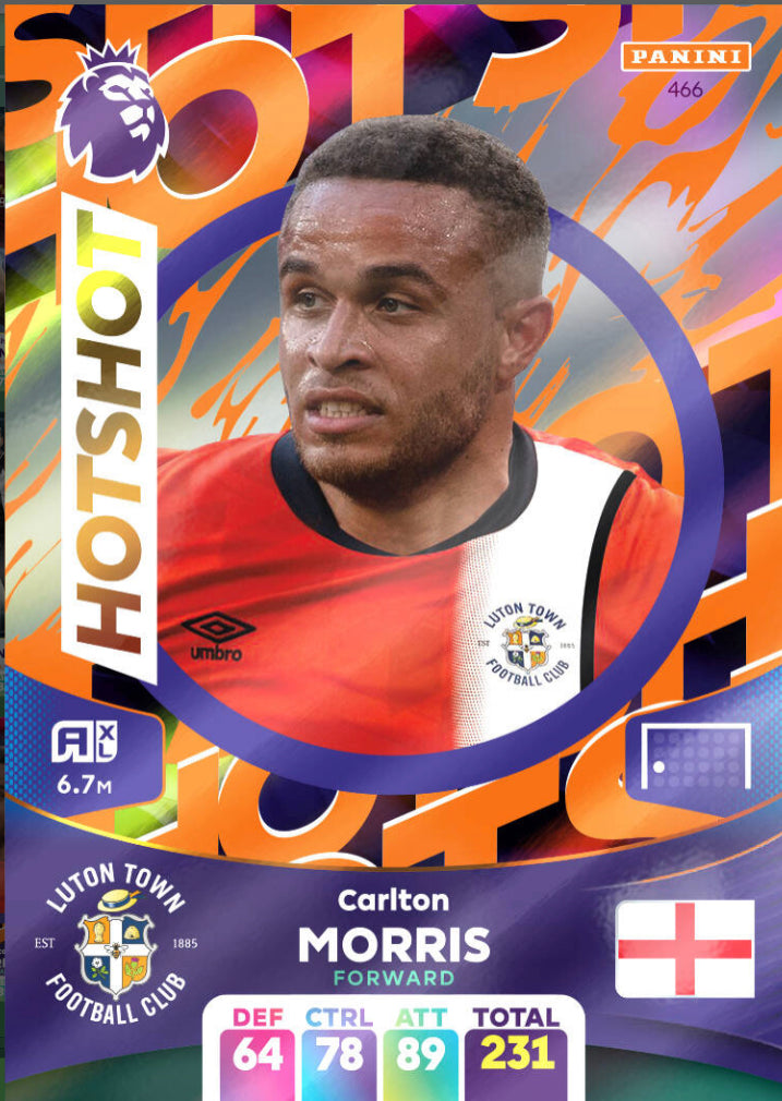 Panini Adrenalyn XL 2023/24 - 466 - Carlton Morris - Hotshot