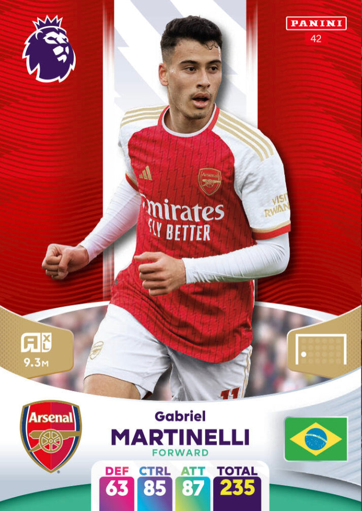 Panini Adrenalyn XL 2023/24 - 042 - Gabriel Martinelli