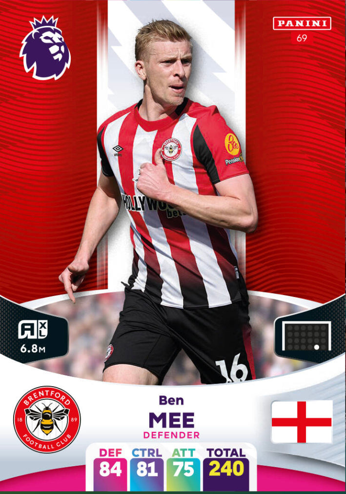 Panini Adrenalyn XL 2023/24 - 069 - Ben Mee